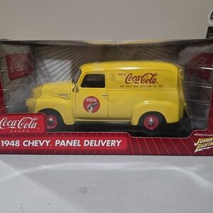 Coca-Cola 1948 Chevy Panel Delivery Diecast - Yellow